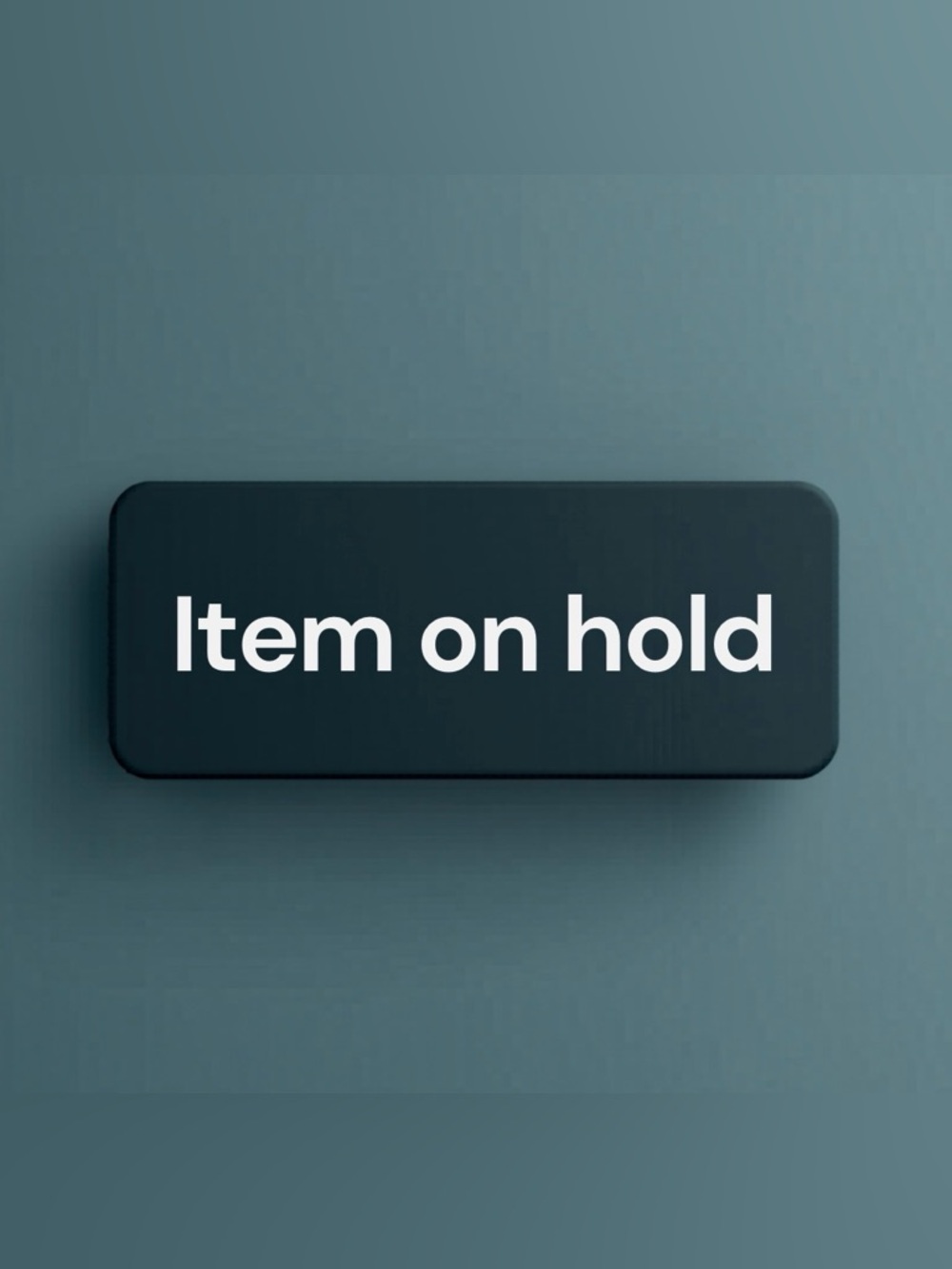 Item on Hold for Gery